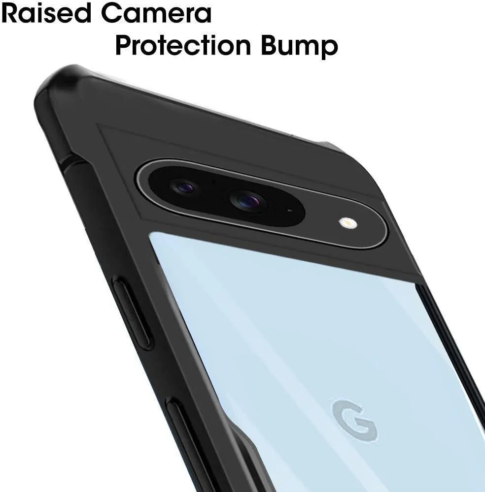 Micvir Back Cover for Google Pixel 9 (Transparent, Black, Shock Proof, Polycarbonate, Pack of: 1) — image 4 of 5