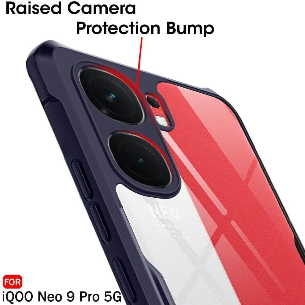 Micvir Back Cover for iQOO Neo 9 Pro 5G (Transparent, Blue, Shock Proof, Polycarbonate, Pack of: 1) — image 4 of 5