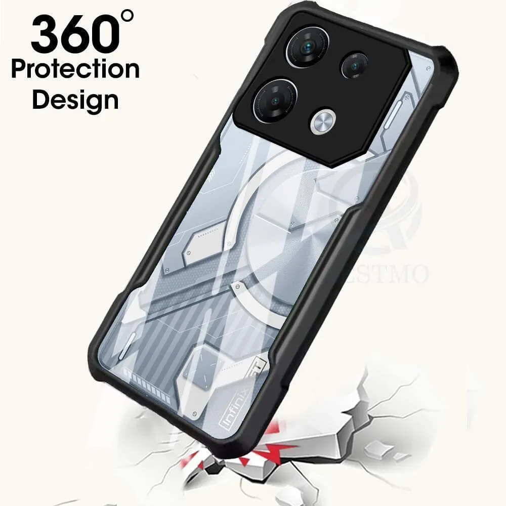 Micvir Back Cover for Infinix GT 20 Pro (Transparent, Black, Shock Proof, Polycarbonate, Pack of: 1) — image 2 of 5