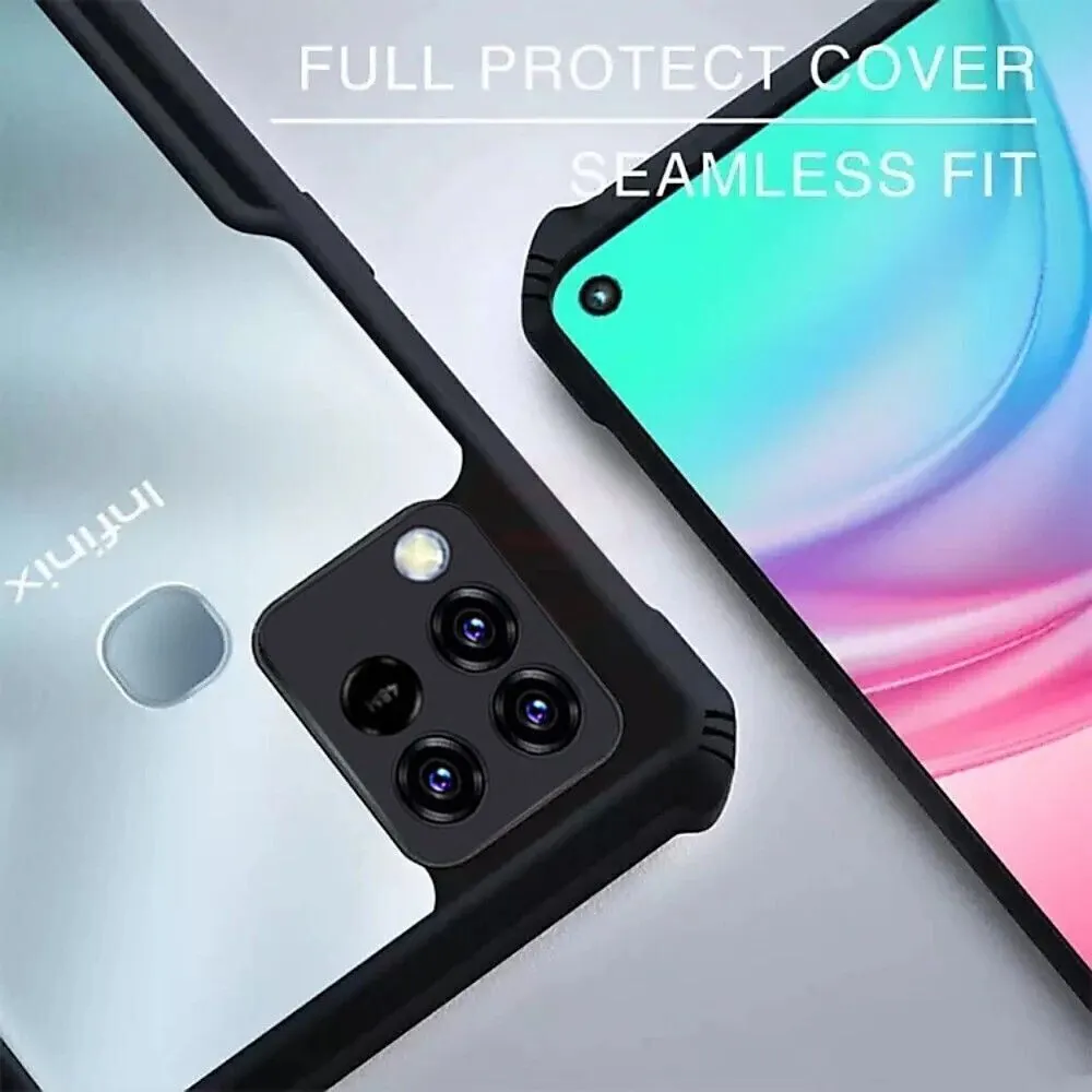 Micvir Back Cover for Infinix Hot 10s (Transparent, Black, Shock Proof, Polycarbonate, Pack of: 1) — image 3 of 5