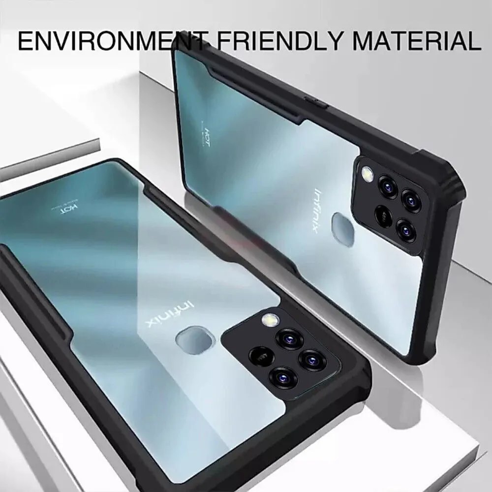 Micvir Back Cover for Infinix Hot 10s (Transparent, Black, Shock Proof, Polycarbonate, Pack of: 1) — image 5 of 5