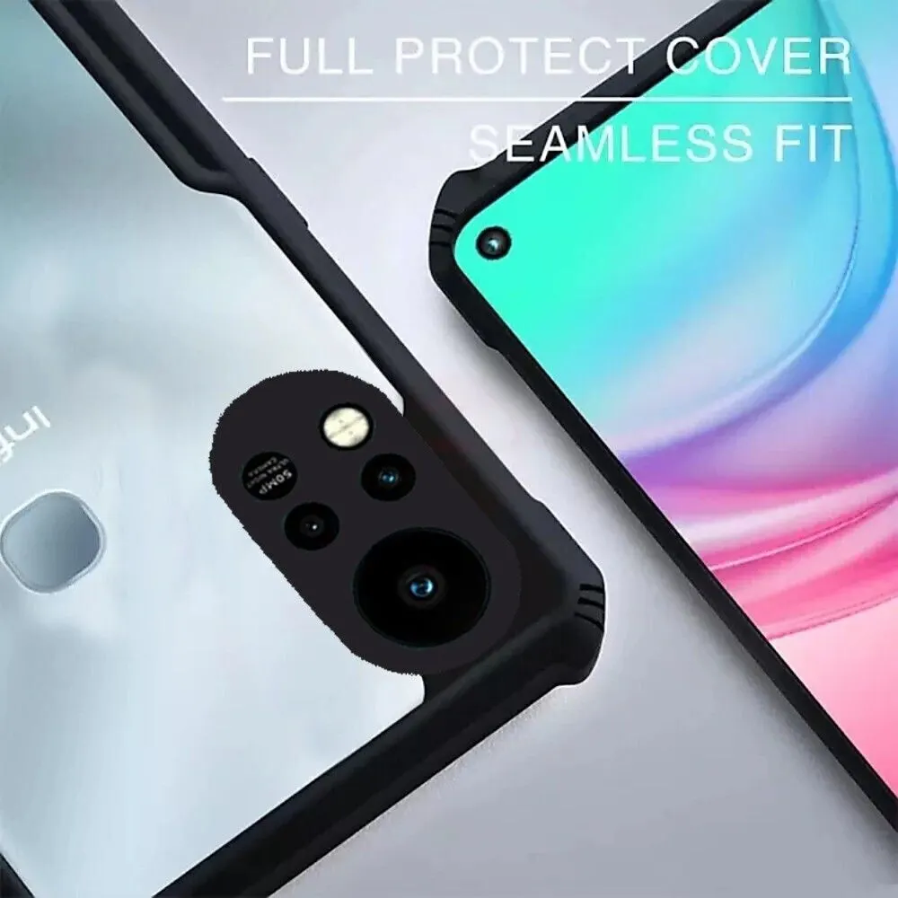 Micvir Back Cover for Infinix Hot 11s (Transparent, Black, Shock Proof, Polycarbonate, Pack of: 1) — image 2 of 5