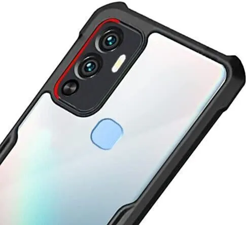 Micvir Back Cover for Infinix Hot 12 Play (Transparent, Black, Shock Proof, Polycarbonate, Pack of: 1) — image 2 of 5
