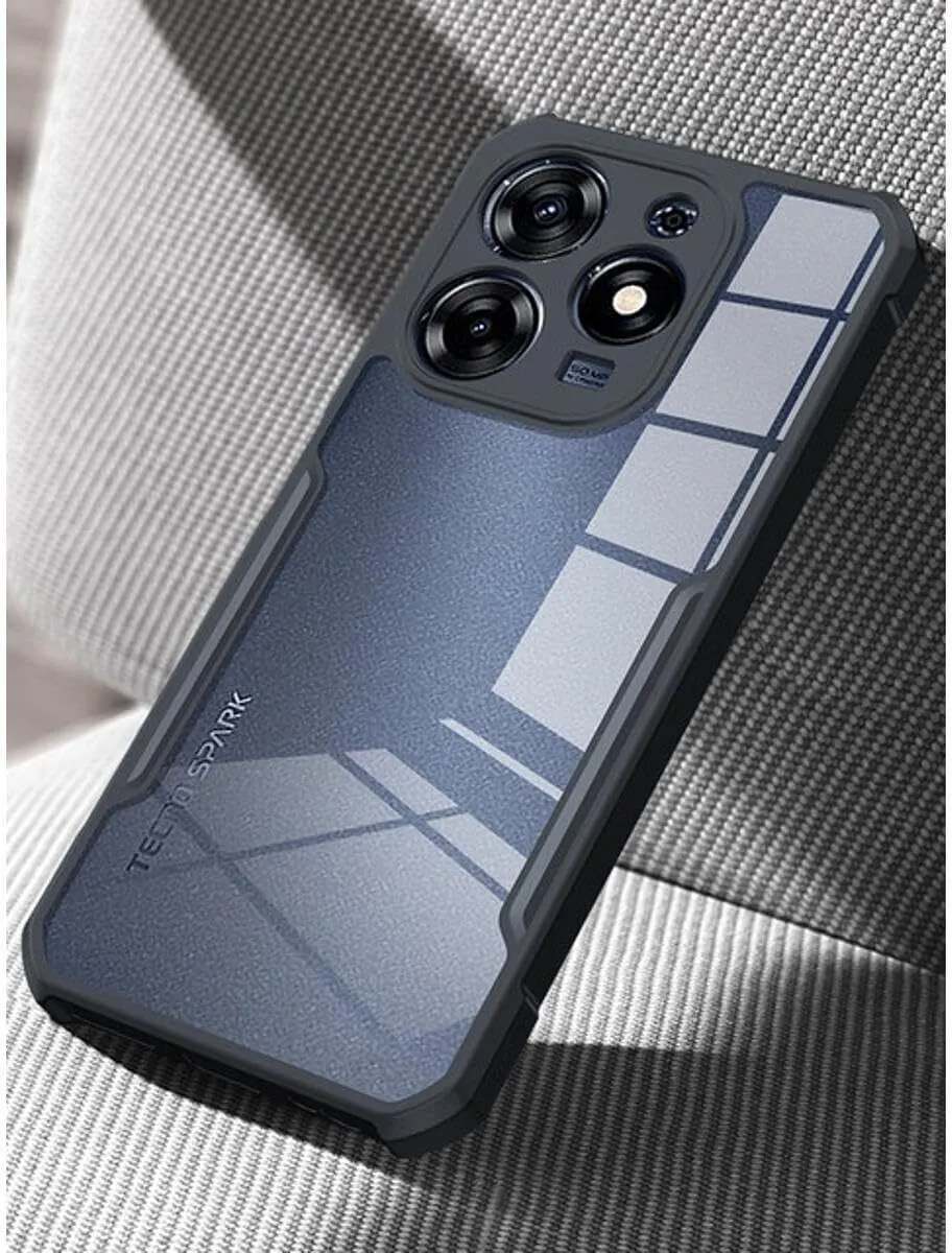 Micvir Back Cover for Infinix Hot 40i (Black, Shock Proof, Polycarbonate, Pack of: 1) — image 2 of 3