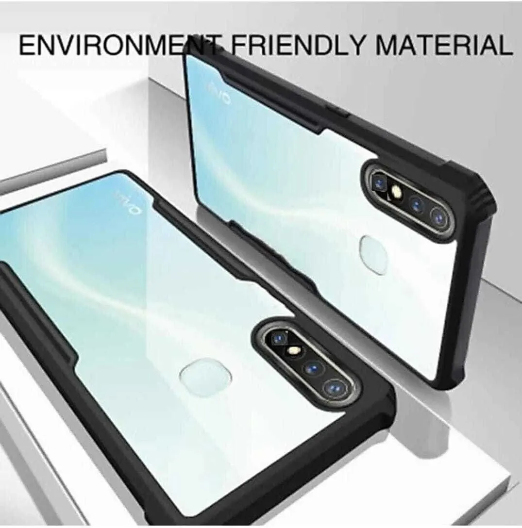 Micvir Back Cover for Infinix Hot 8 (Transparent, Black, Shock Proof, Polycarbonate, Pack of: 1) — image 4 of 5