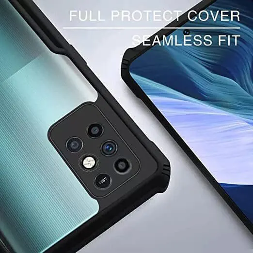 Micvir Back Cover for Infinix Note 10 Pro (Transparent, Black, Shock Proof, Polycarbonate, Pack of: 1) — image 3 of 5