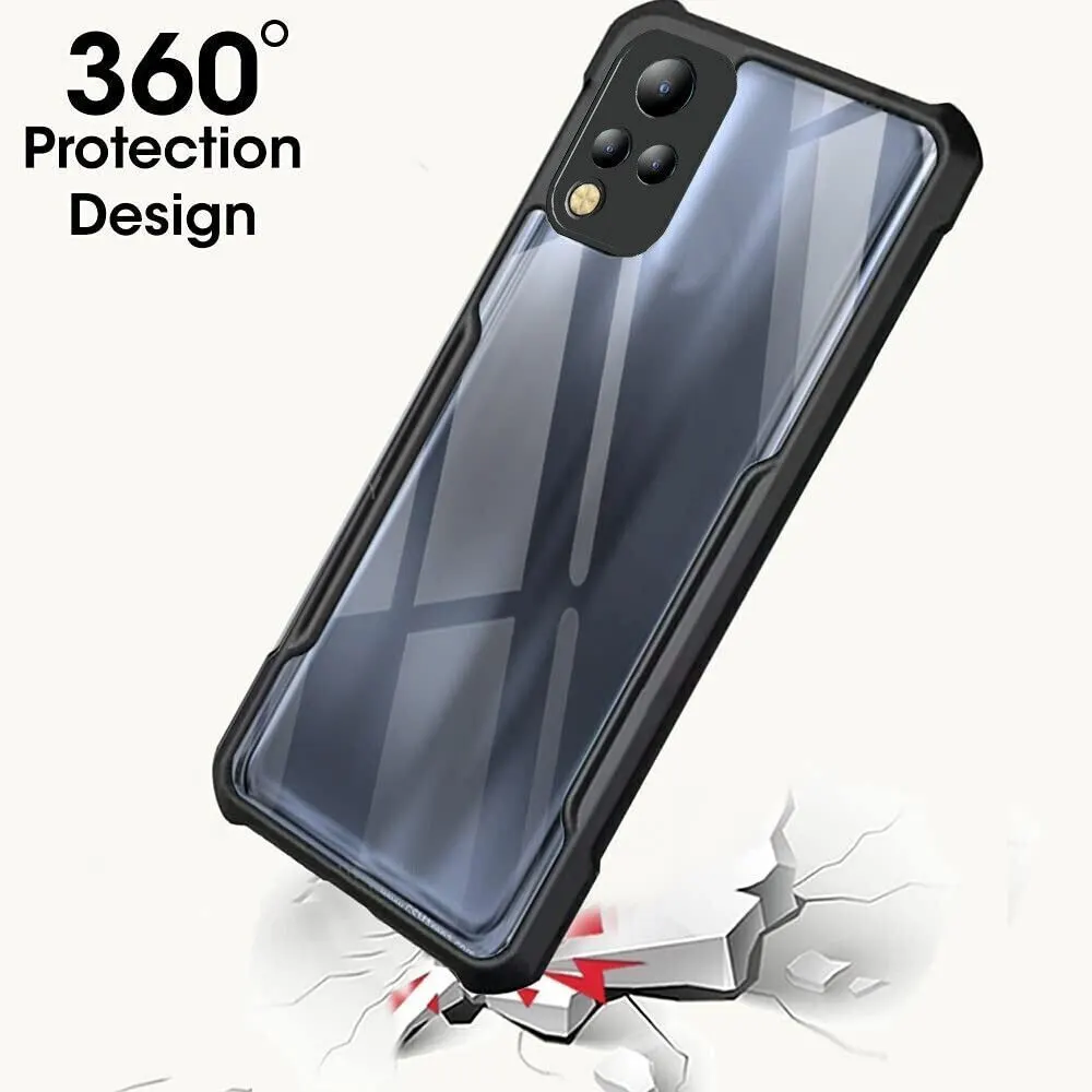 Micvir Back Cover for Infinix Note 12 (Transparent, Black, Shock Proof, Polycarbonate, Pack of: 1) — image 2 of 5