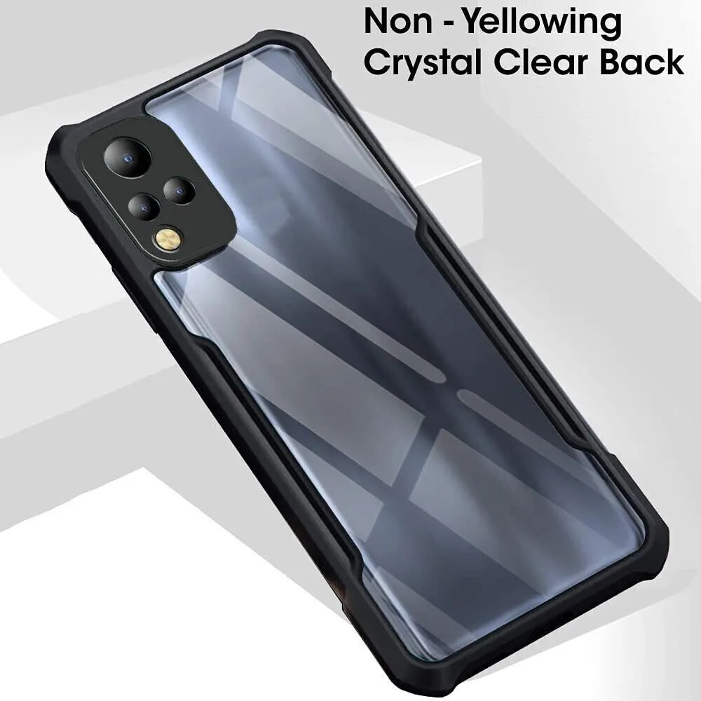 Micvir Back Cover for Infinix Note 12 (Transparent, Black, Shock Proof, Polycarbonate, Pack of: 1) — image 3 of 5