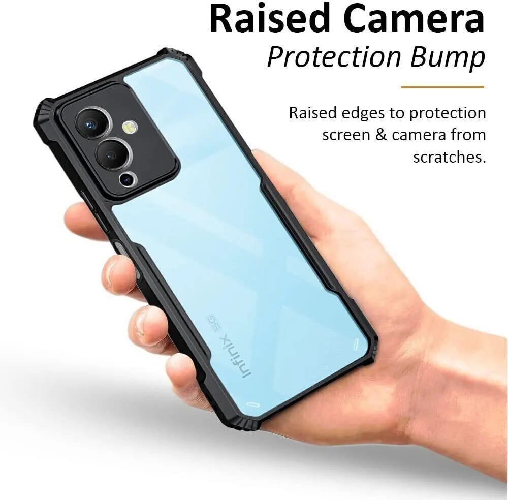 Micvir Back Cover for Infinix Note 12 Pro 5G (Transparent, Black, Shock Proof, Polycarbonate, Pack of: 1) — image 2 of 5