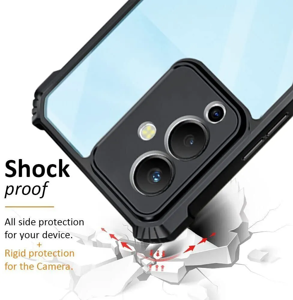 Micvir Back Cover for Infinix Note 12 Pro 5G (Transparent, Black, Shock Proof, Polycarbonate, Pack of: 1) — image 4 of 5