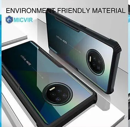 Micvir Back Cover for Infinix Note 7 (Transparent, Black, Shock Proof, Polycarbonate, Pack of: 1) — image 3 of 5