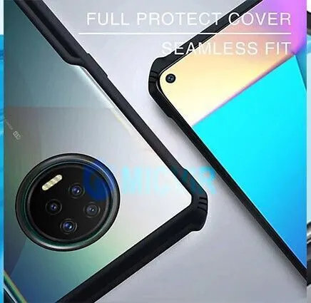 Micvir Back Cover for Infinix Note 7 (Transparent, Black, Shock Proof, Polycarbonate, Pack of: 1) — image 4 of 5