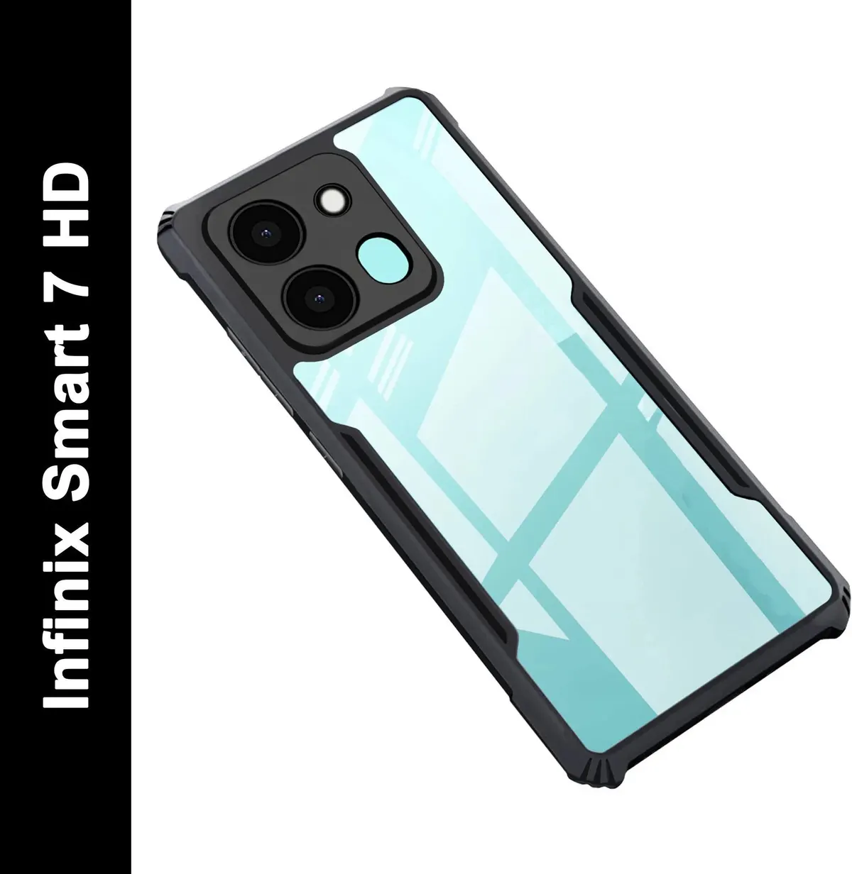 Micvir Back Cover for Infinix Smart 7 HD (Transparent, Shock Proof, Polycarbonate, Pack of: 1)