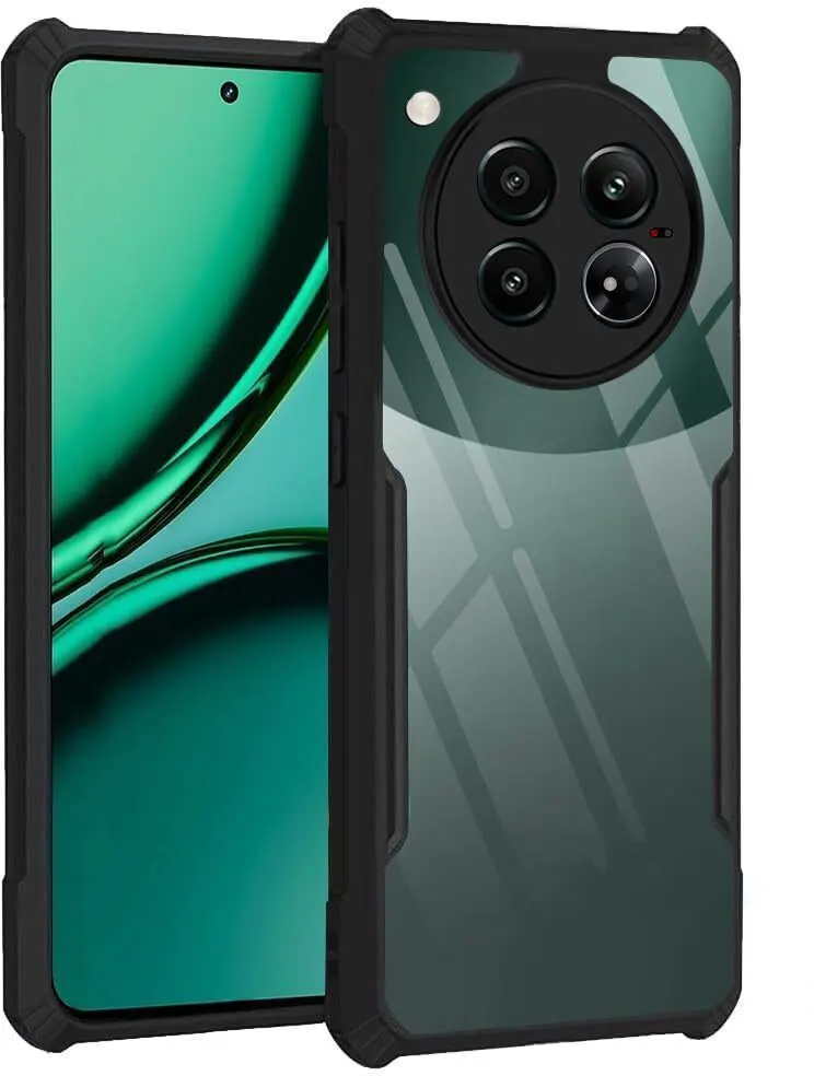 Micvir Back Cover for Infinix Zero 40 5G (Transparent, Black, Shock Proof, Polycarbonate, Pack of: 1)