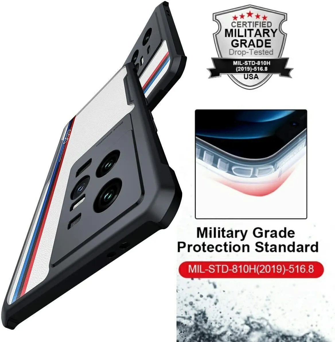 Micvir Back Cover for iQOO 11 5G (Transparent, Black, Shock Proof, Polycarbonate, Pack of: 1) — image 4 of 5