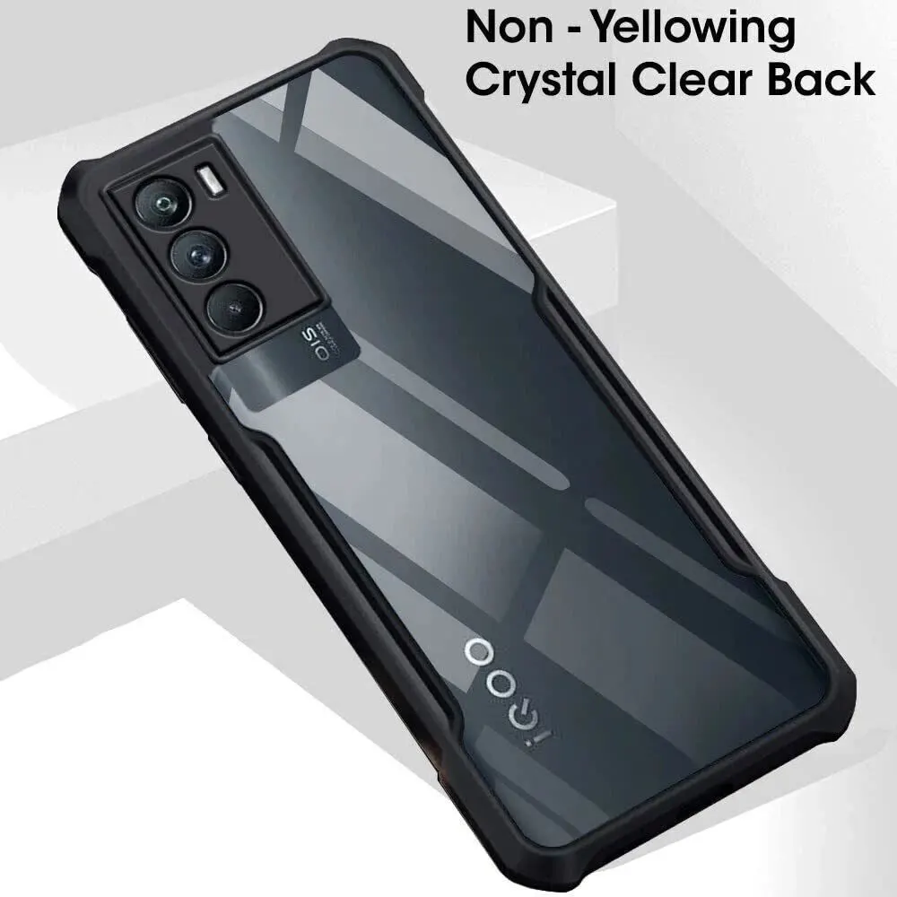 Micvir Back Cover for Iqoo 9 SE (Transparent, Black, Shock Proof, Polycarbonate, Pack of: 1) — image 3 of 5