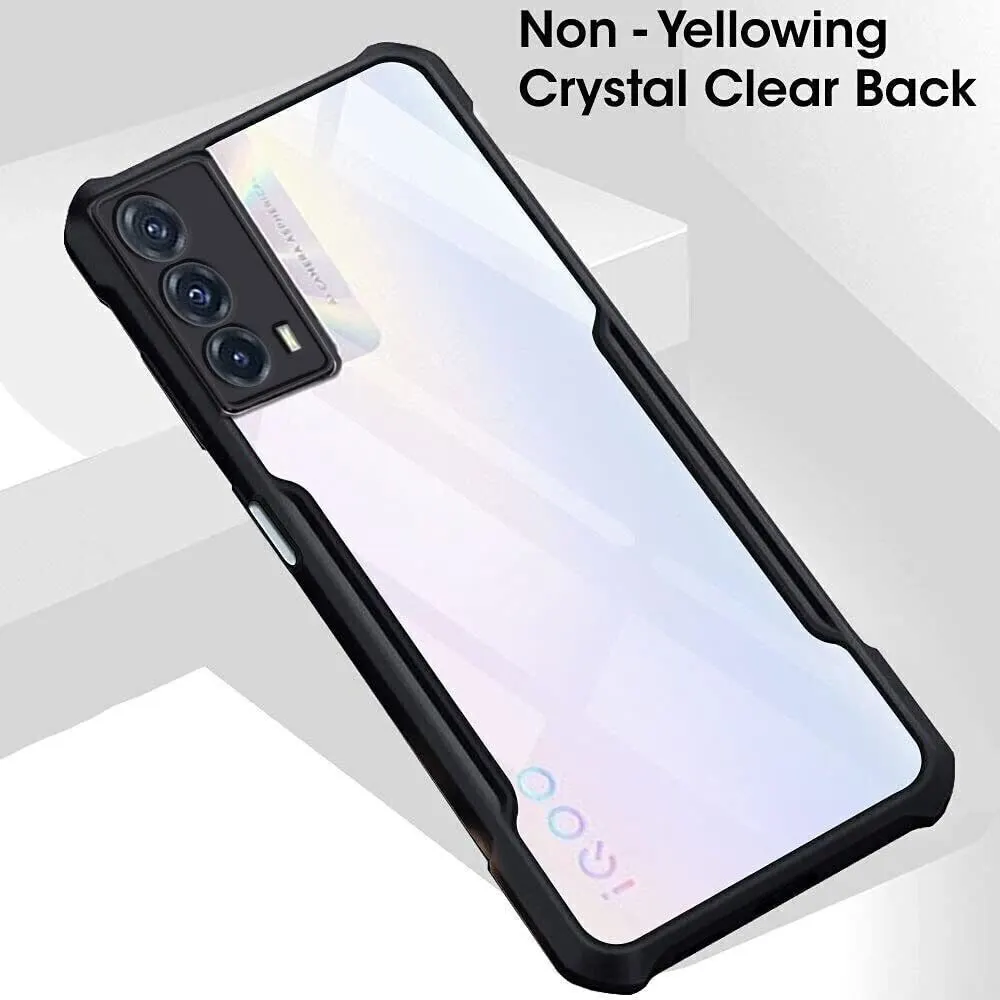 Micvir Back Cover for IQOO Z5 5G (Transparent, Black, Shock Proof, Polycarbonate, Pack of: 1) — image 3 of 5