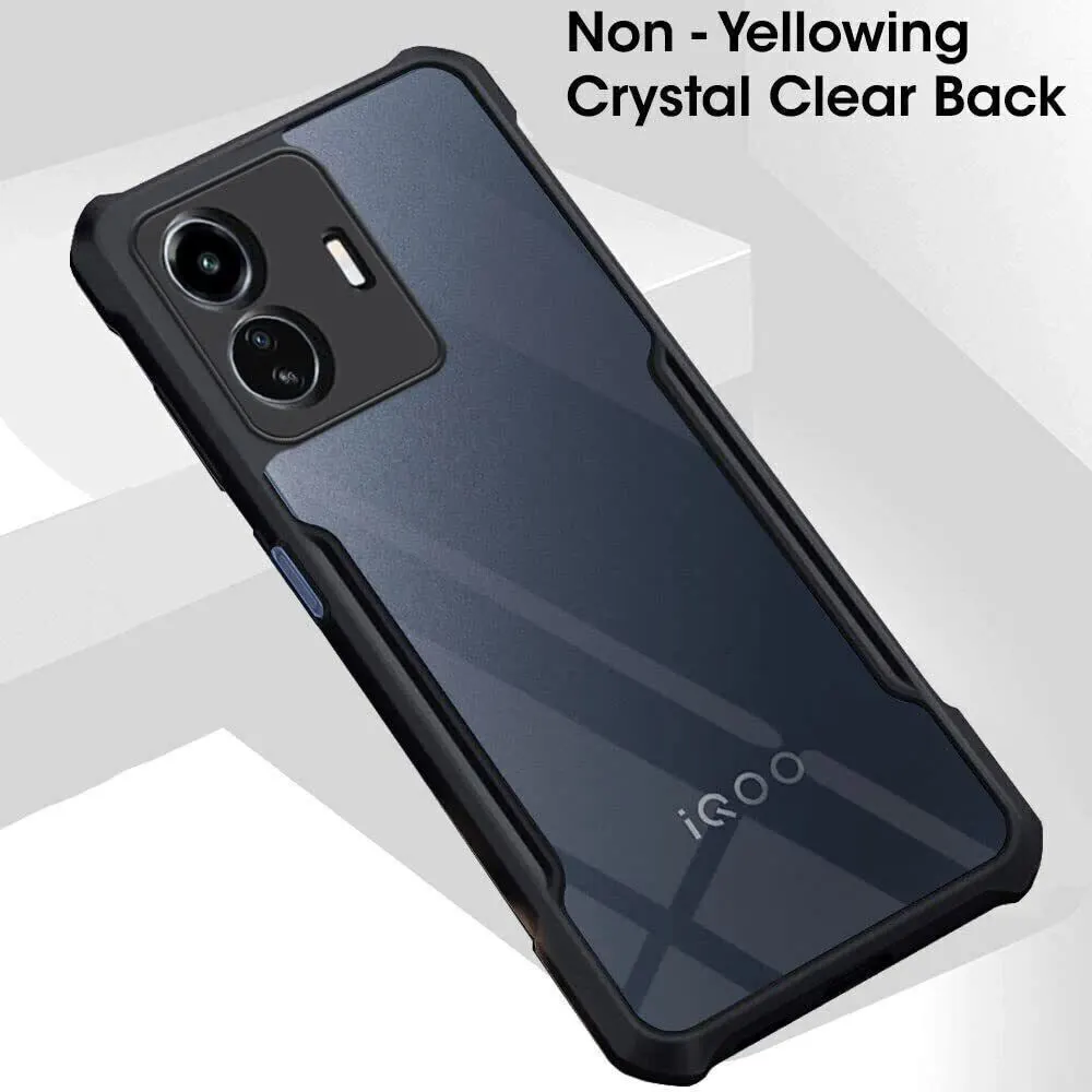 Micvir Back Cover for IQOO Z6 Lite 5G (Transparent, Black, Shock Proof, Polycarbonate, Pack of: 1) — image 3 of 5