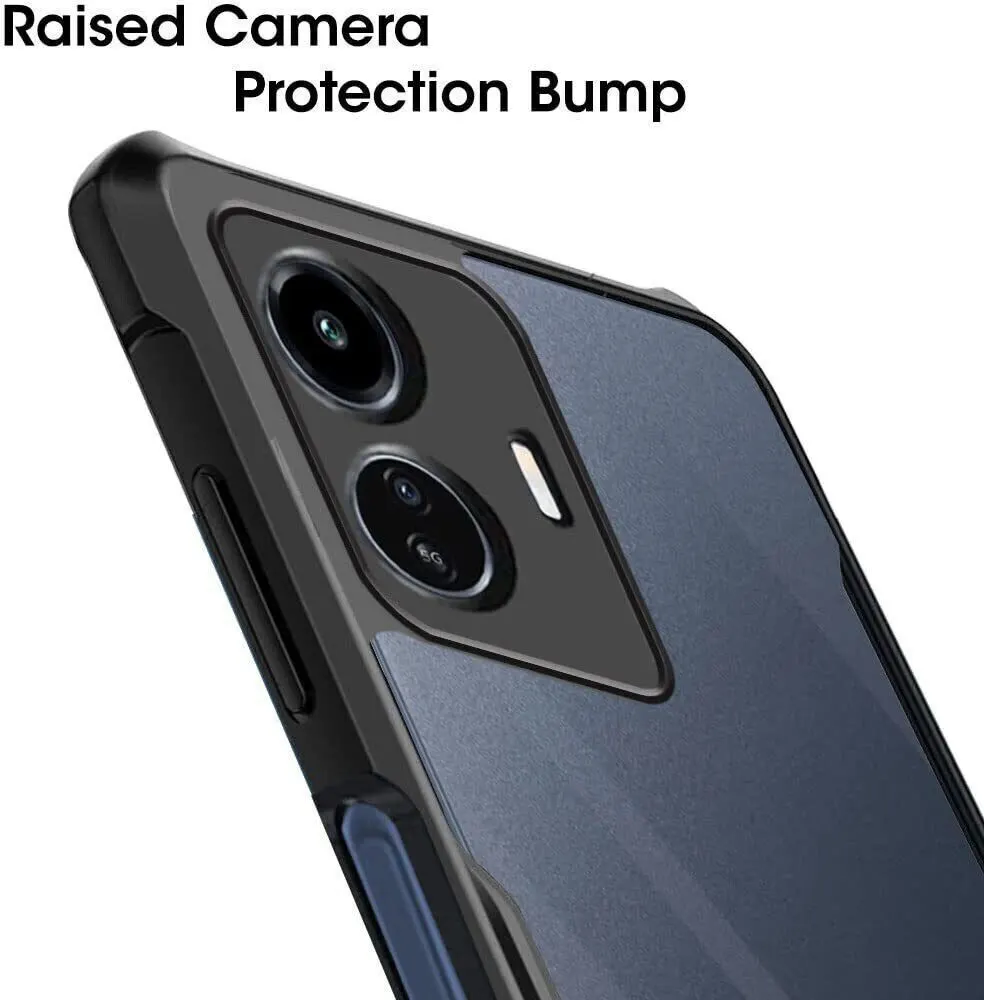 Micvir Back Cover for IQOO Z6 Lite 5G (Transparent, Black, Shock Proof, Polycarbonate, Pack of: 1) — image 4 of 5