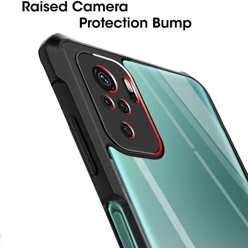 Micvir Back Cover for Mi Redmi Note 10S (Transparent, Black, Shock Proof, Polycarbonate, Pack of: 1) — image 4 of 5