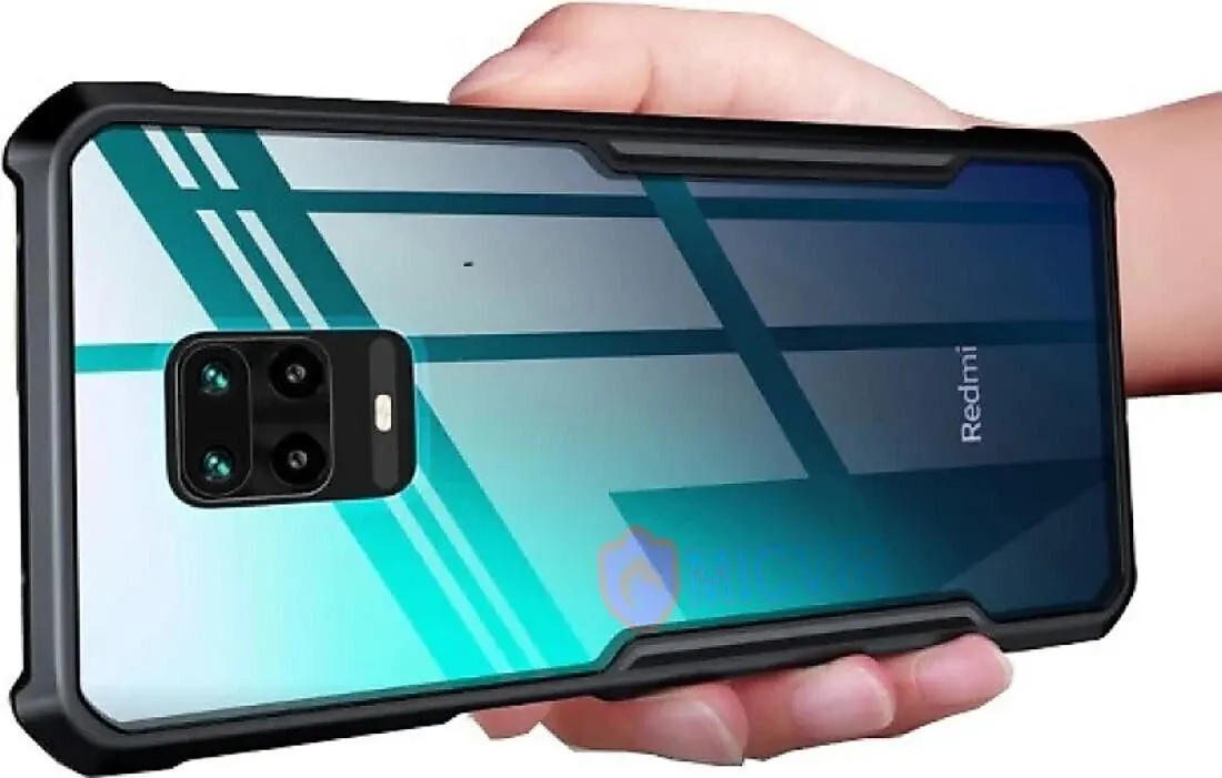 Micvir Back Cover for Poco M2 Pro (Transparent, Black, Shock Proof, Polycarbonate, Pack of: 1) — image 2 of 5