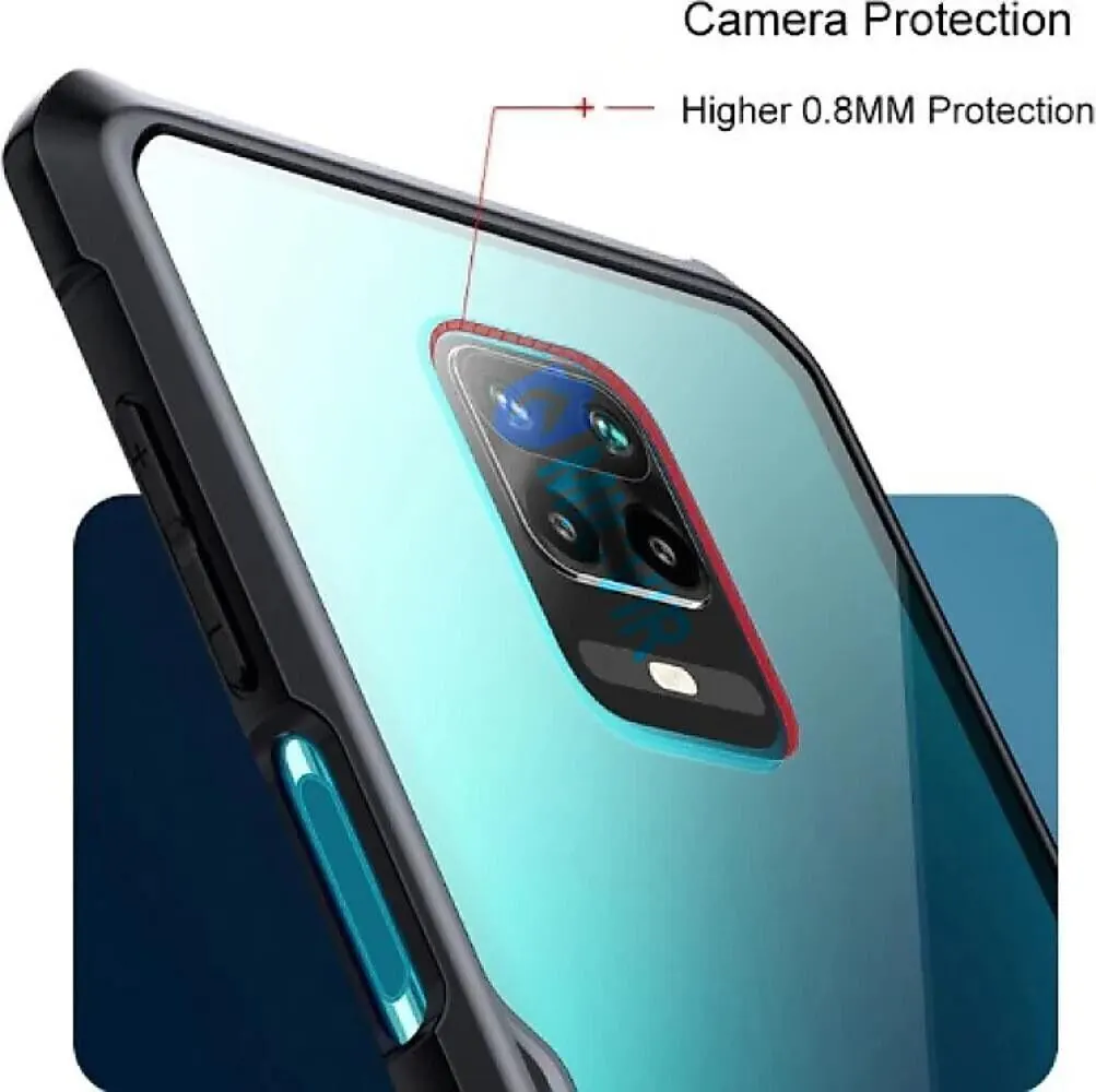 Micvir Back Cover for Poco M2 Pro (Transparent, Black, Shock Proof, Polycarbonate, Pack of: 1) — image 4 of 5