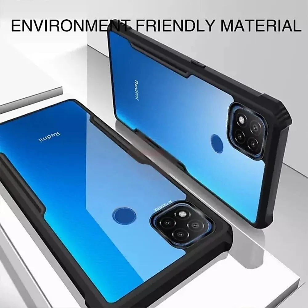 Micvir Back Cover for Mi Redmi 9 (Transparent, Black, Shock Proof, Polycarbonate, Pack of: 1) — image 3 of 4