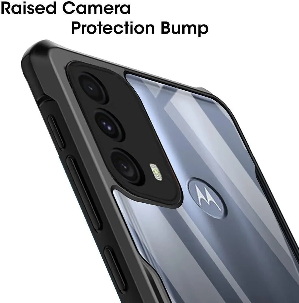 Micvir Back Cover for Motorola Moto e40 (Transparent, Black, Shock Proof, Polycarbonate, Pack of: 1) — image 4 of 5