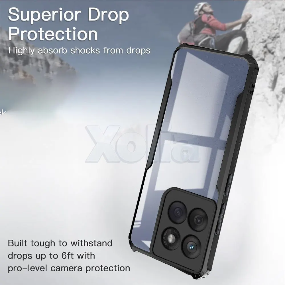Xolia Back Cover for Motorola Edge 70 5G (Transparent, Black, Shock Proof, Polycarbonate) — image 3 of 5