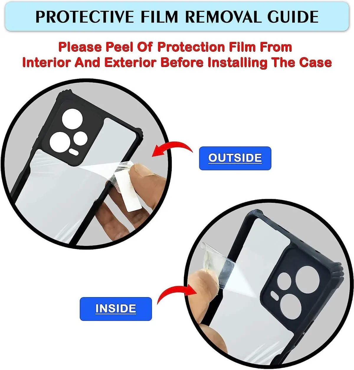 Micvir Back Cover for MOTOROLA g35 5G (Transparent, Black, Shock Proof, Polycarbonate, Pack of: 1) — image 5 of 5