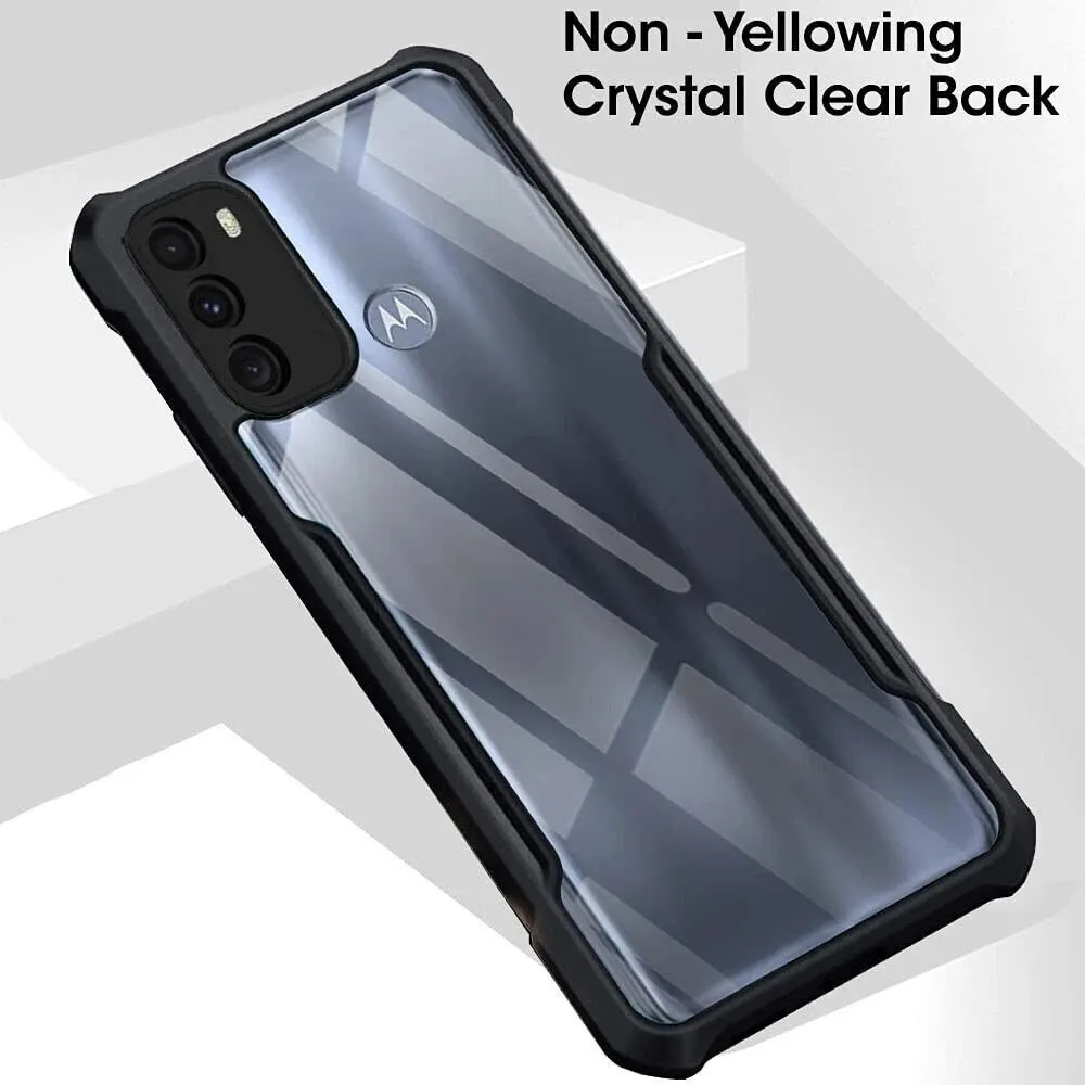 Micvir Back Cover for Motorola Moto G60 (Transparent, Black, Shock Proof, Polycarbonate, Pack of: 1) — image 3 of 5