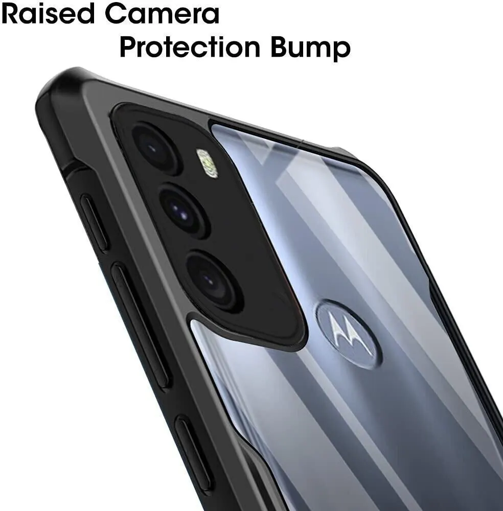 Micvir Back Cover for Motorola Moto G60 (Transparent, Black, Shock Proof, Polycarbonate, Pack of: 1) — image 4 of 5