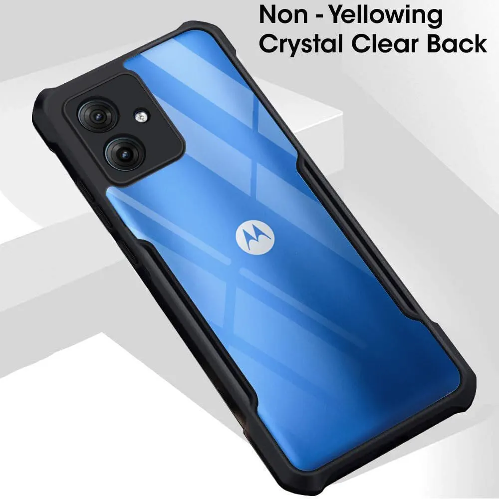 Micvir Back Cover for Motorola Moto G64 5G (Transparent, Black, Shock Proof, Polycarbonate, Pack of: 1) — image 3 of 5
