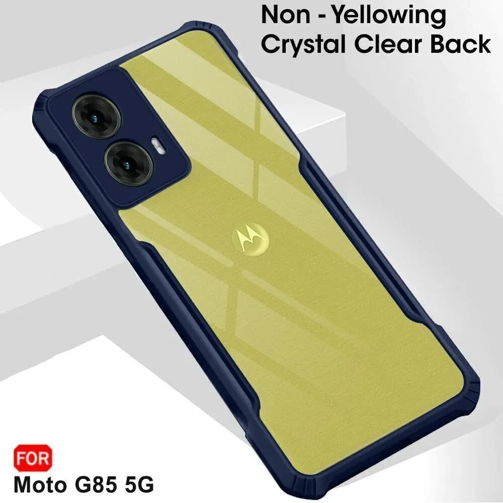 Micvir Back Cover for MOTOROLA G85 5G (Blue, Shock Proof, Polycarbonate, Pack of: 1) — image 3 of 4
