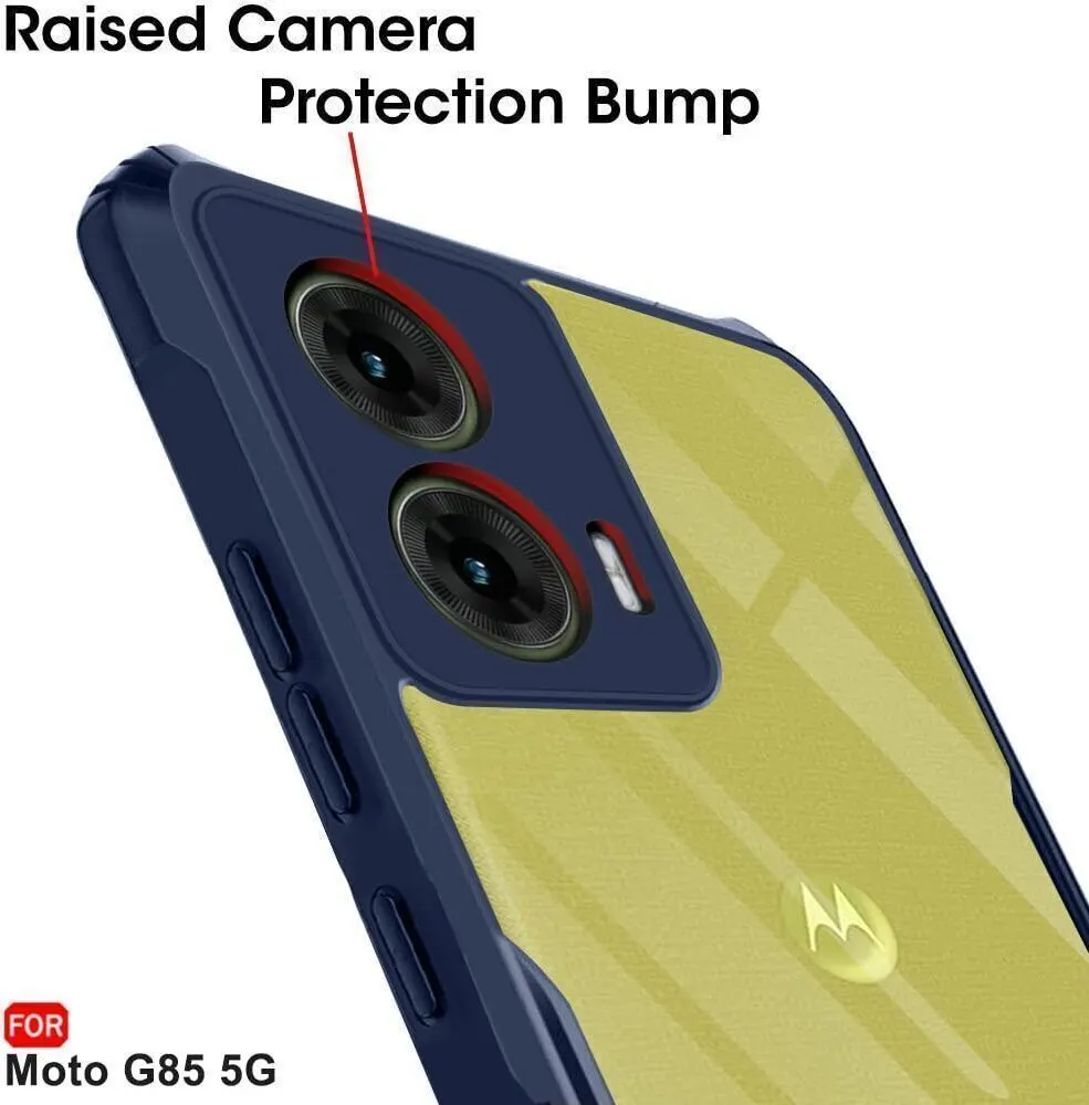 Micvir Back Cover for MOTOROLA G85 5G (Blue, Shock Proof, Polycarbonate, Pack of: 1) — image 4 of 4