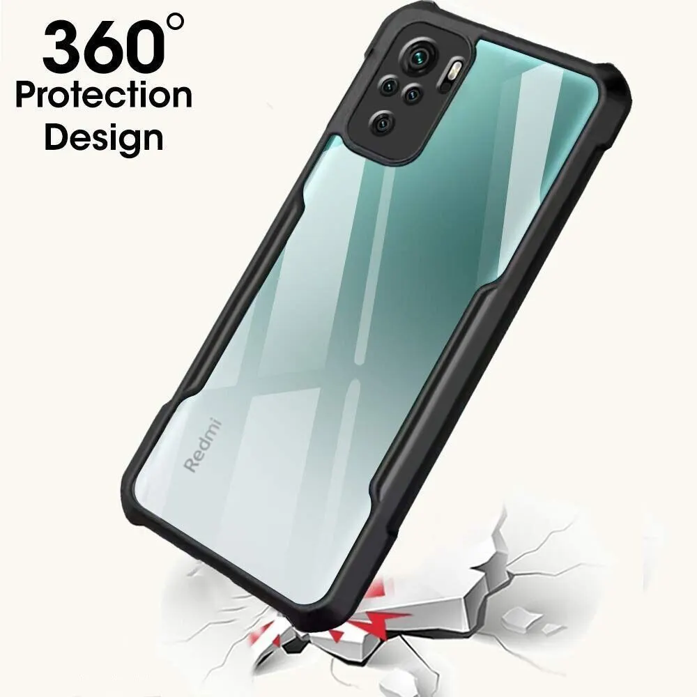 Micvir Back Cover for Mi Redmi Note 11 SE (Transparent, Black, Shock Proof, Polycarbonate, Pack of: 1) — image 2 of 5