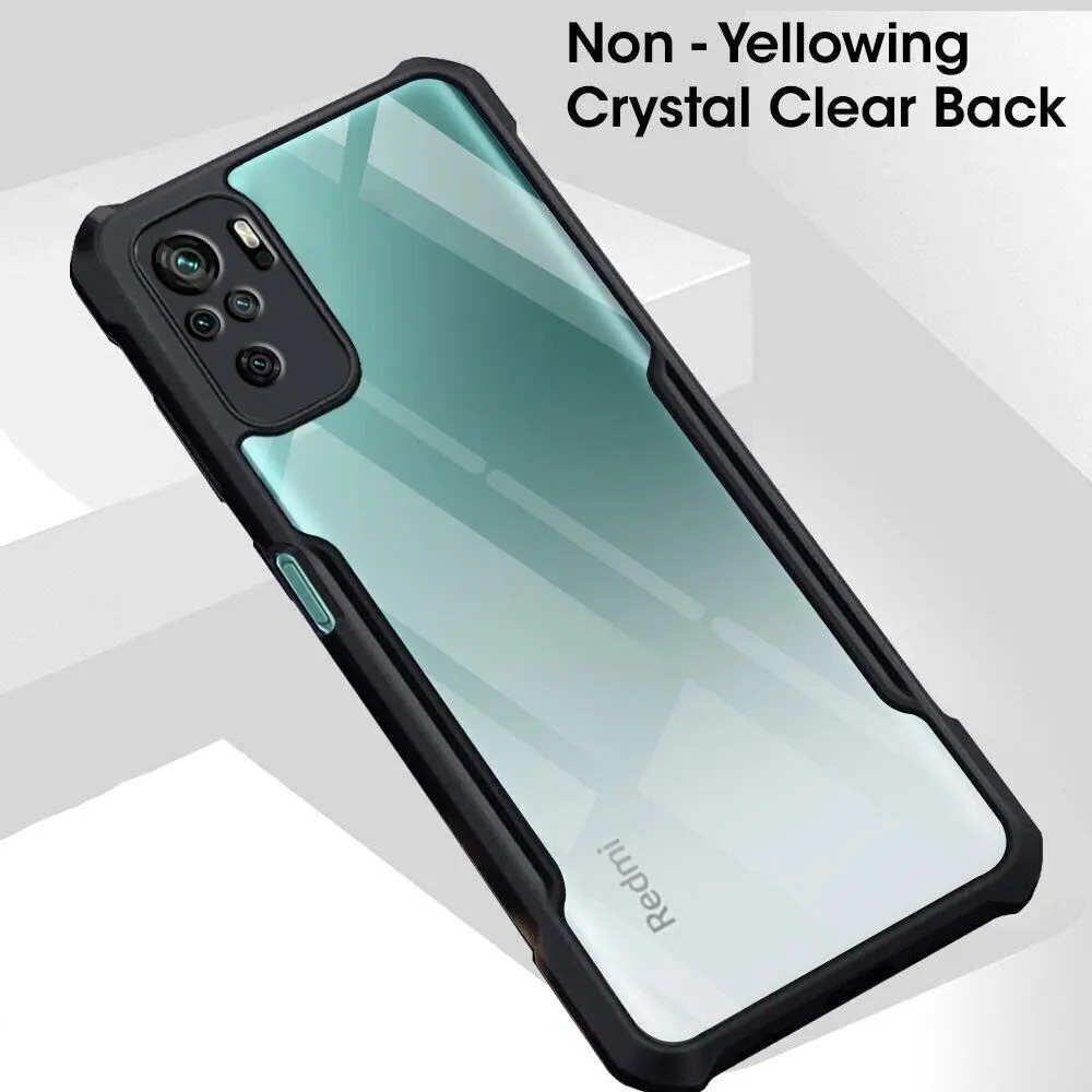 Micvir Back Cover for Mi Redmi Note 11 SE (Transparent, Black, Shock Proof, Polycarbonate, Pack of: 1) — image 3 of 5