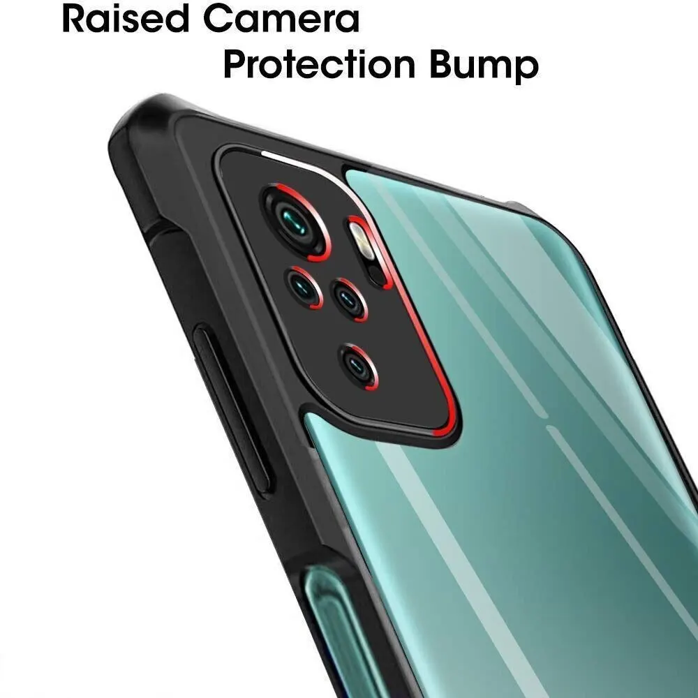 Micvir Back Cover for Mi Redmi Note 11 SE (Transparent, Black, Shock Proof, Polycarbonate, Pack of: 1) — image 4 of 5