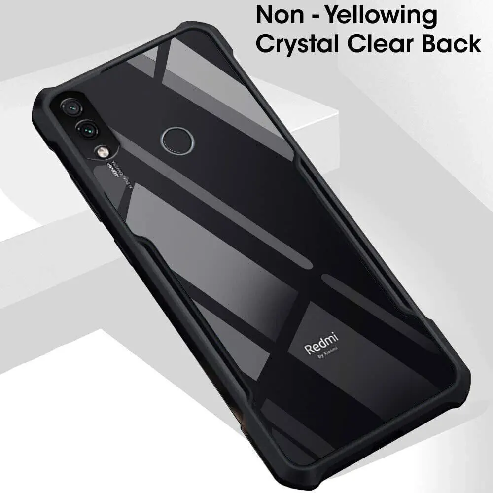 Micvir Back Cover for Mi Redmi Note 7 Pro, 7, 7S (Transparent, Black, Shock Proof, Polycarbonate, Pack of: 1) — image 3 of 5