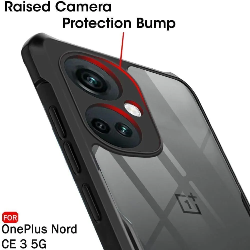 Micvir Back Cover for OnePlus Nord CE 3 5G (Transparent, Black, Shock Proof, Polycarbonate, Pack of: 1) — image 4 of 5