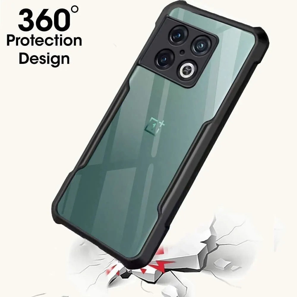 Micvir Back Cover for OnePlus 10 Pro 5G (Transparent, Black, Shock Proof, Polycarbonate, Pack of: 1) — image 2 of 5