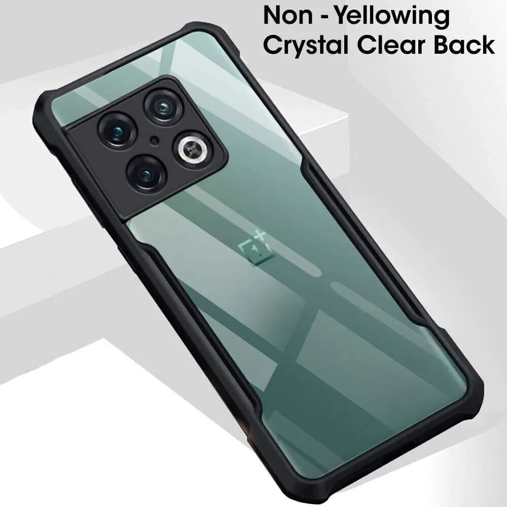 Micvir Back Cover for OnePlus 10 Pro 5G (Transparent, Black, Shock Proof, Polycarbonate, Pack of: 1) — image 3 of 5
