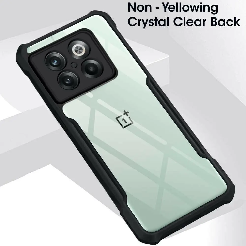 Micvir Back Cover for OnePlus 10T 5G (Transparent, Black, Shock Proof, Polycarbonate, Pack of: 1) — image 3 of 5