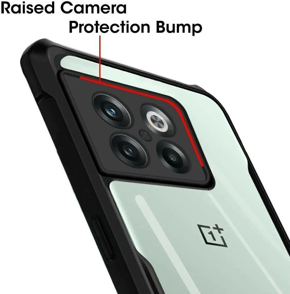Micvir Back Cover for OnePlus 10T 5G (Transparent, Black, Shock Proof, Polycarbonate, Pack of: 1) — image 4 of 5