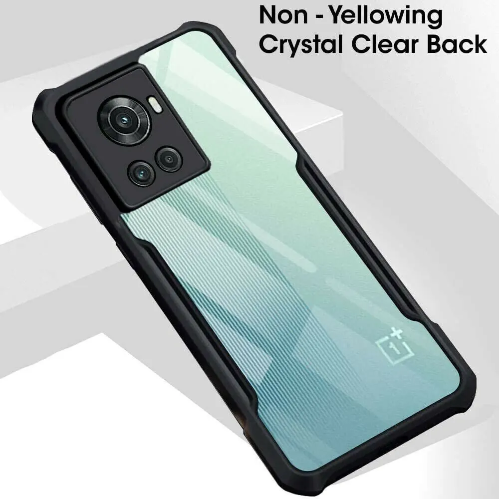 Micvir Back Cover for OnePlus 10R 5G (Transparent, Black, Shock Proof, Polycarbonate, Pack of: 1) — image 3 of 5
