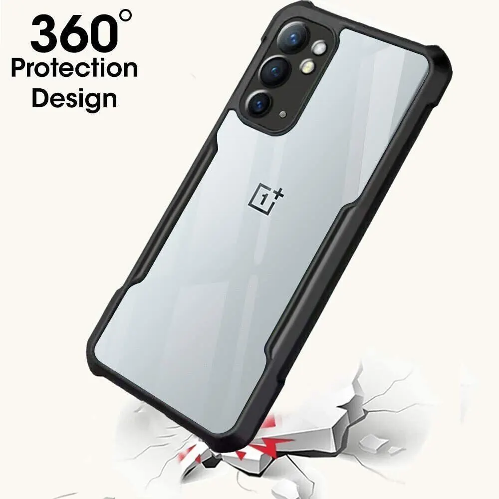 Micvir Back Cover for OnePlus 9RT (Transparent, Black, Shock Proof, Polycarbonate, Pack of: 1) — image 2 of 5