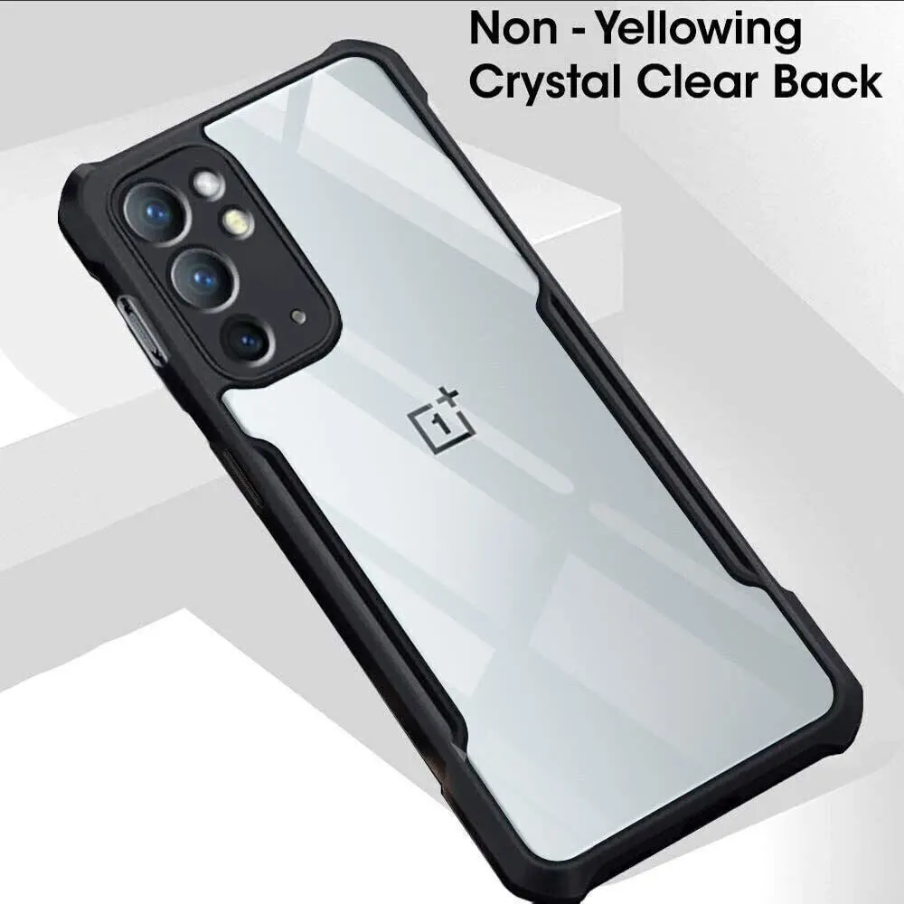 Micvir Back Cover for OnePlus 9RT (Transparent, Black, Shock Proof, Polycarbonate, Pack of: 1) — image 3 of 5