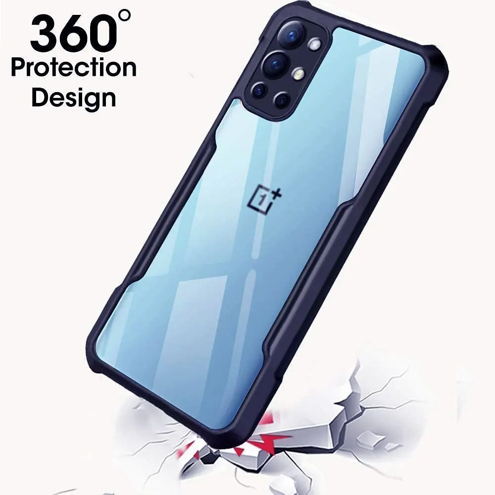 Xolia Back Cover for OnePlus 9R (Transparent, Blue, Shock Proof, Polycarbonate, Pack of: 1) — image 3 of 5