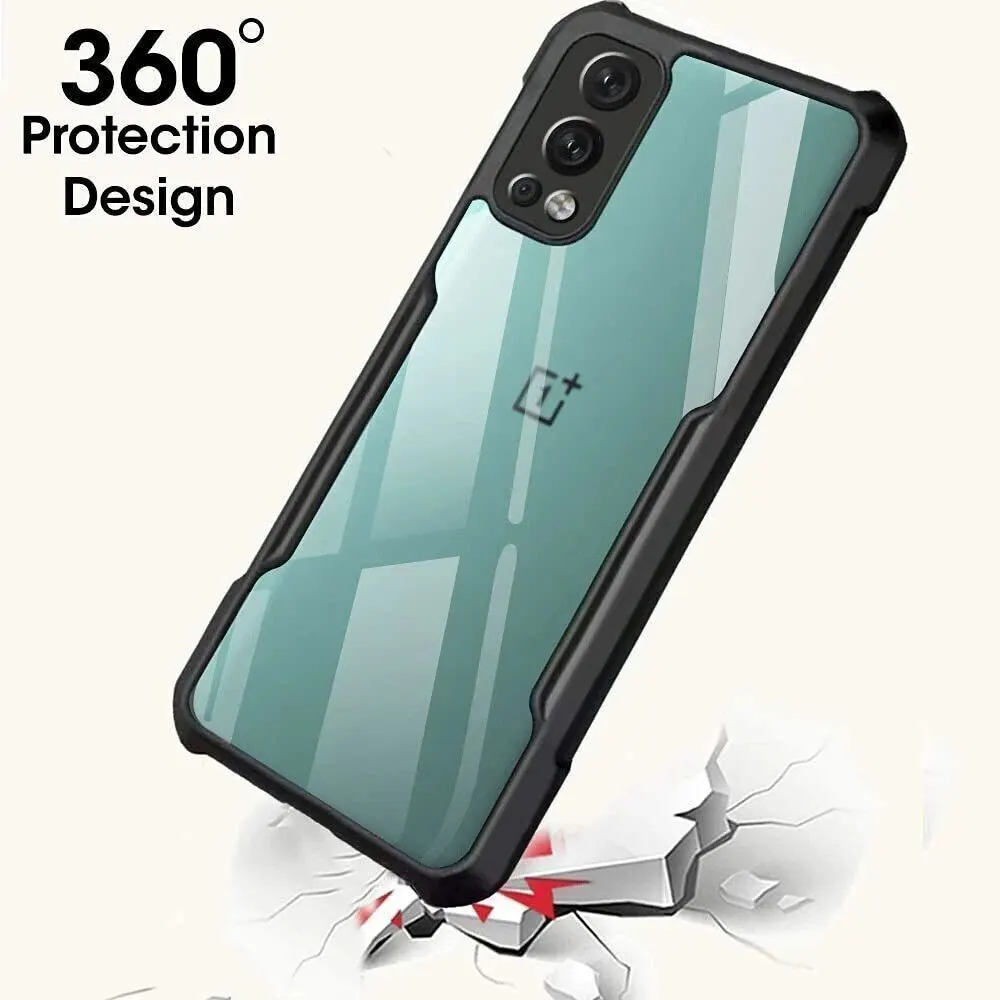 Micvir Back Cover for OnePlus Nord 2 5G (Transparent, Black, Shock Proof, Polycarbonate, Pack of: 1) — image 2 of 5