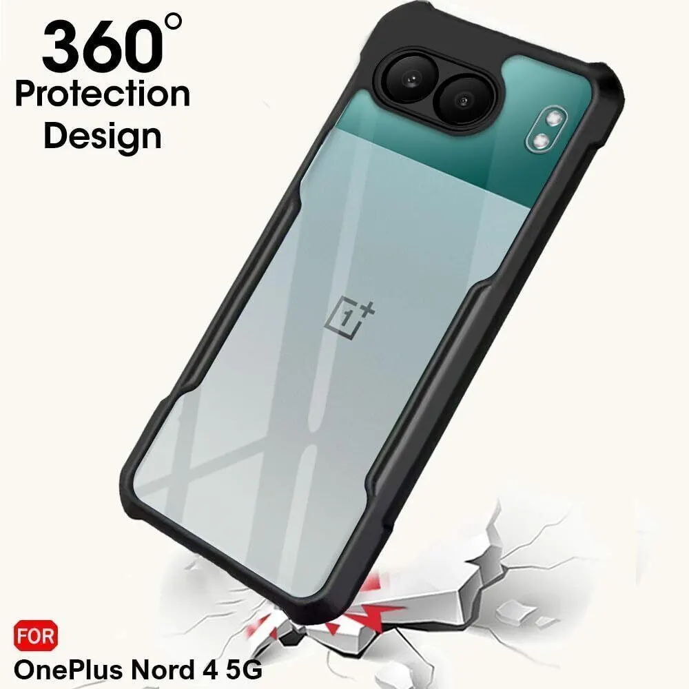 Micvir Back Cover for OnePlus Nord 4 5G (Transparent, Black, Shock Proof, Polycarbonate, Pack of: 1) — image 2 of 5
